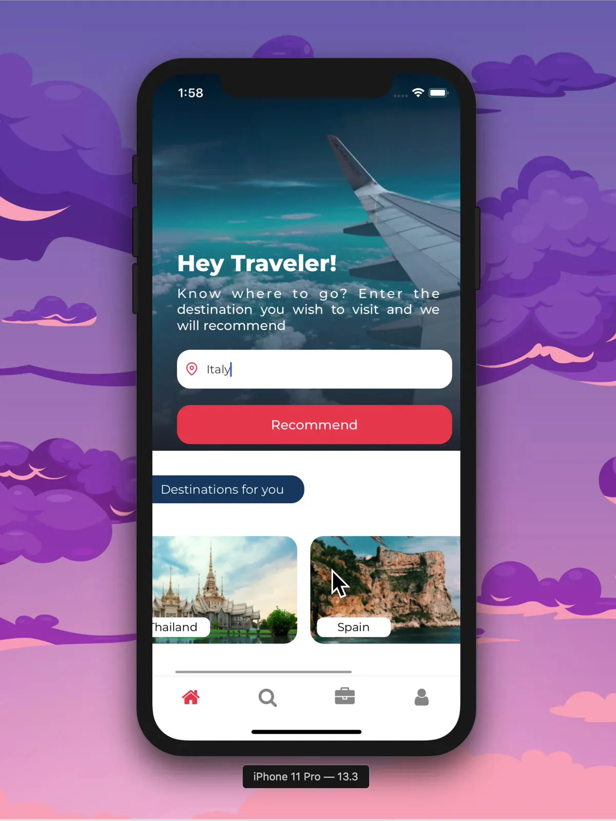 Hodo — Travel App — project cover